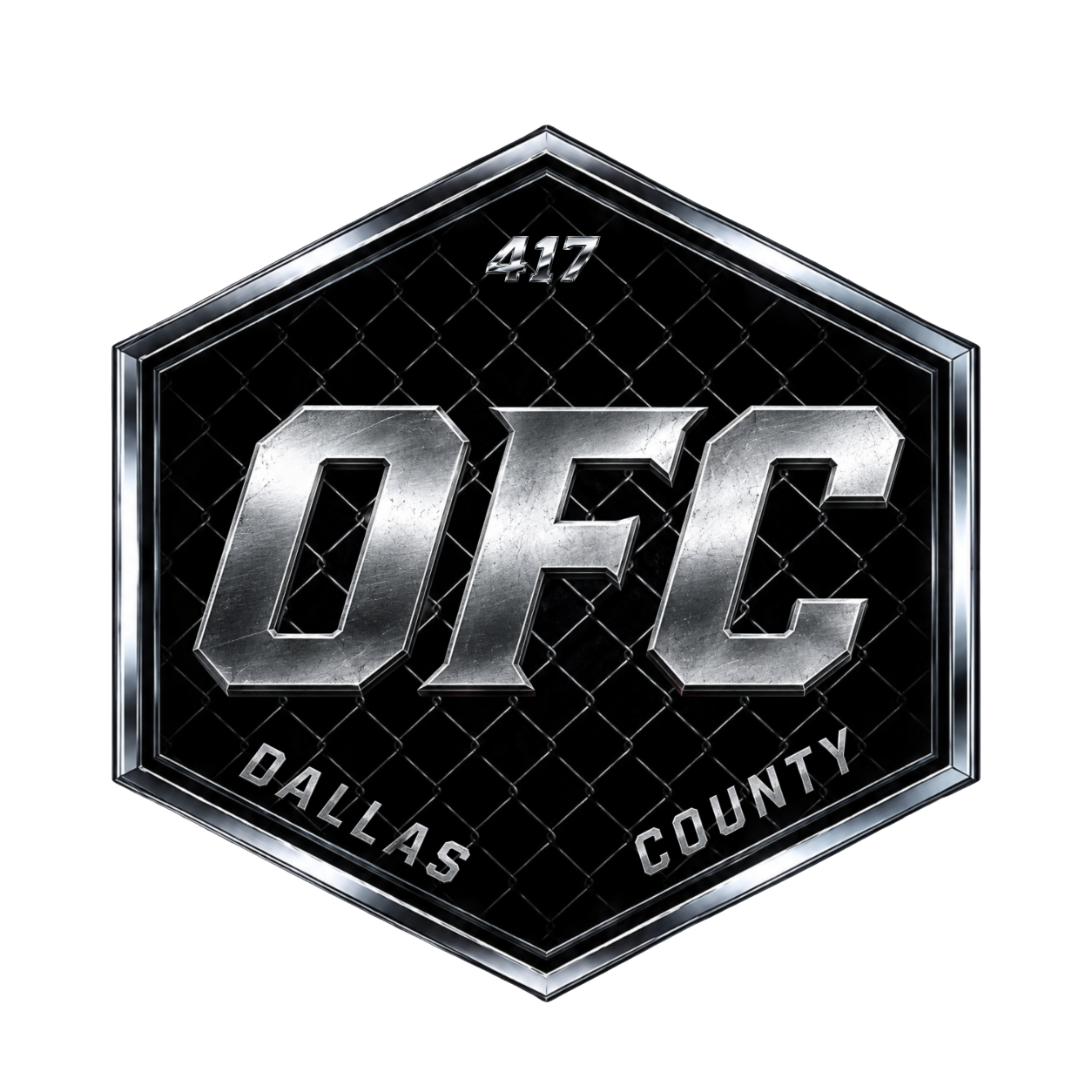 OFC 417 Dallas County chrome cage logo